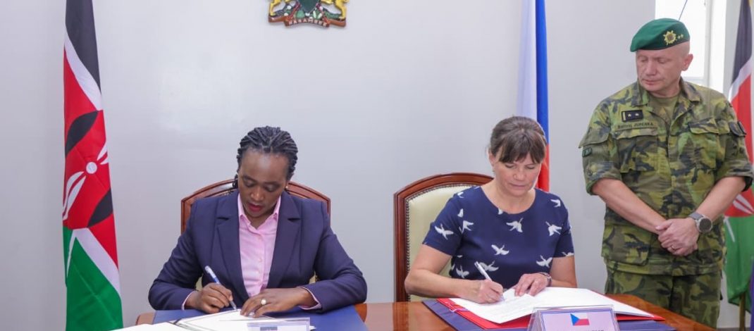 Kenya –Czech Republic Sign Defence Cooperation Agreement